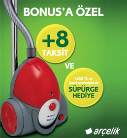 Bonus Kart’a Özel Arçelik Ve Beko’da +6 Taksit Ve Elektrik Süpürgesi Kazanma Fırsatı