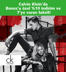 Calvin Klein’da Bonus’a özel %10 indirim