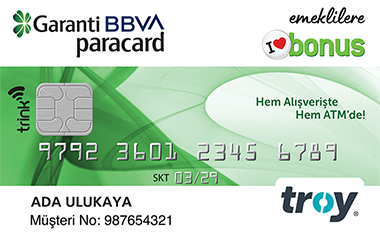 Emeklilere Paracard Bonus