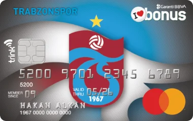 Trabzonspor ;Bonus Kredi Kartı