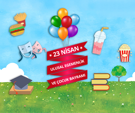 23 Nisan'a özel alışverişinize 300 TL bonus!