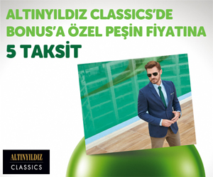 Altınyıldız Classics’de<br>Bonus’a özel peşin fiyatına <br>5 taksit