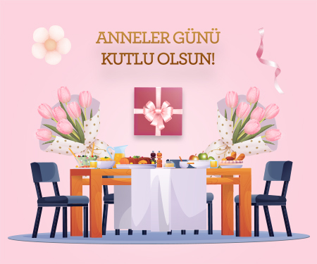Anneler Günü'ne özel restoran ve çiçek harcamalarınıza 300 TL bonus!