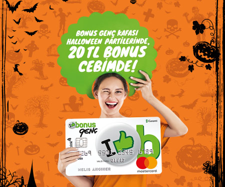  Bonus Genç Kafası Halloween’de 20 TL bonus kazandırıyor!