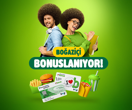 Boğaziçi Üniversitesi'nde yemekhane ödemeleri artık hem hızlı hem de bol bonuslu!