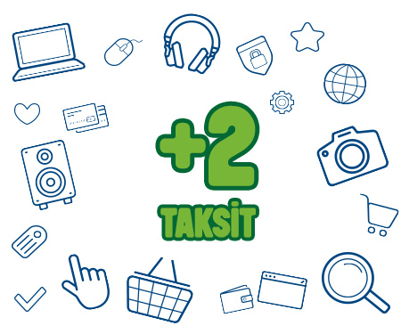 Elektronik harcamalarınıza ücretsiz +2 taksit!