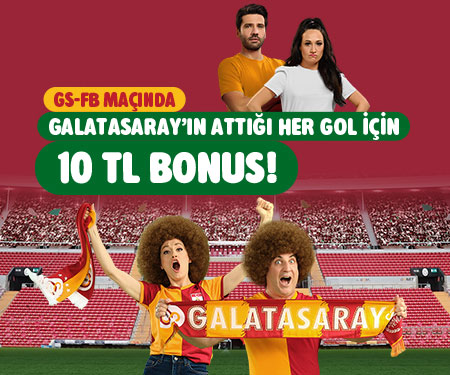 


GS-FB maçında Galatasaray’ın attığı her gol için 10 TL bonus!

