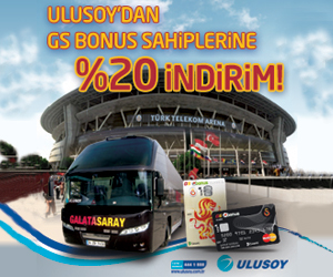 GS Bonus'lulara Ulusoy'dan %20 İndirim!