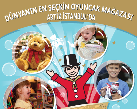 Hamleys’de 150 TL üzerine 30 TL Hamleys bonus!