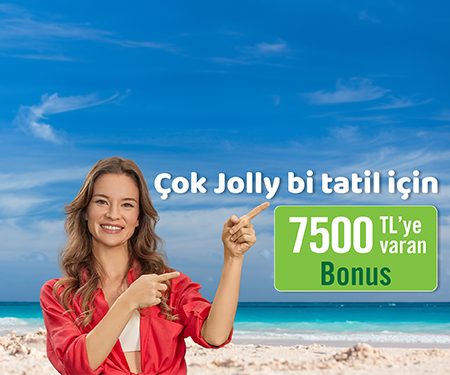 Jolly'de 7.500 TL'ye varan bonus!