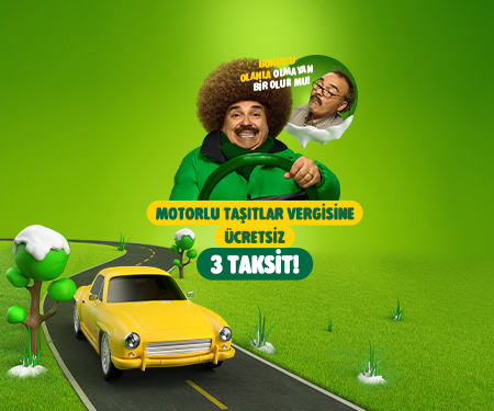 Motorlu Taşıtlar Vergisi’ne Ücretsiz 3 Taksit!
