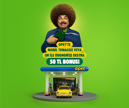 OPET'te Mobil Temassız veya QR ile ödemenize ekstra 50 TL bonus!