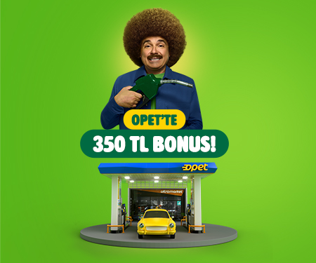 OPET'te 350 TL bonus!