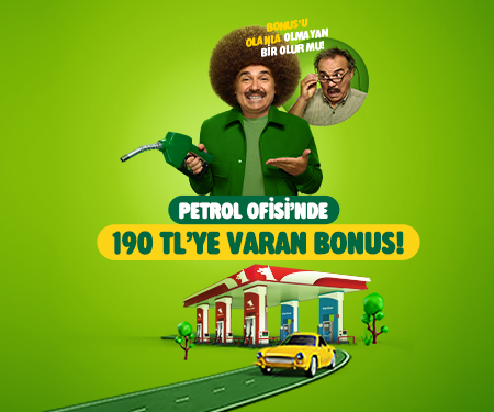 Petrol Ofisi'nde Bonus'lulara 180 TL bonus, BonusFlaş ile kampanyaya katılanlara 190 TL bonus!