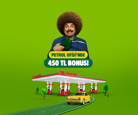 Petrol Ofisi'nde450 TL bonus!