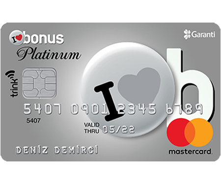 Bonus Platinum Trink’e başvurun, ilk harcamanıza 50 TL bonus kazanın!