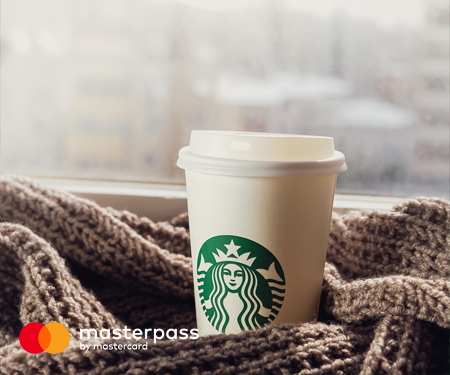 Starbucks'ta Masterpass'le yapacağınız yüklemelere toplam <br> 150 TL hediye!