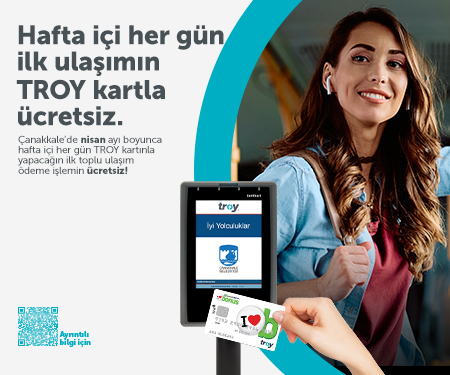 Garanti BBVA TROY logolu temassız kartlarla yapılan ilk ulaşım ödemesi ücretsiz!