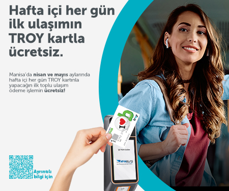 Garanti BBVA TROY logolu temassız kartlarla yapılan ilk ulaşım ödemesi ücretsiz!
