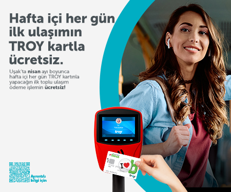 Garanti BBVA TROY logolu temassız kartlarla yapılan ilk ulaşım ödemesi ücretsiz!