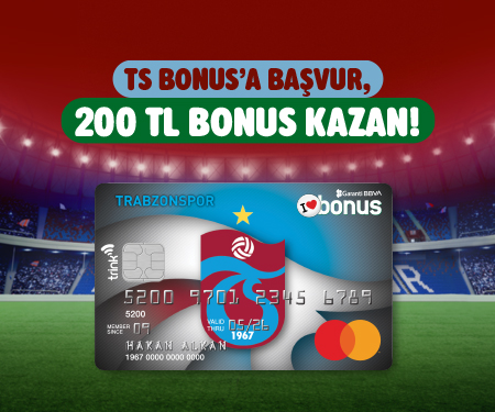 TS Bonus'a başvur,<br> 200 TL bonus kazan!