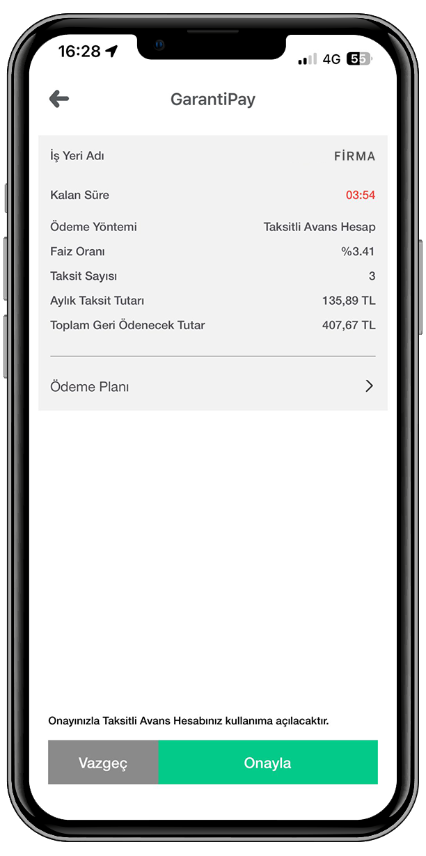 Garanti Pay Akış
