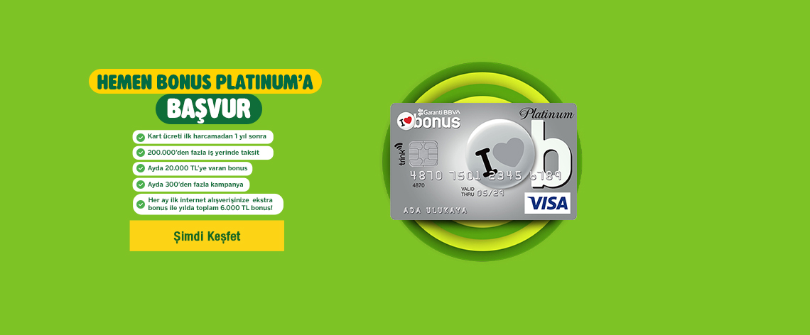 Garanti BBVA Bonus Kampanyaları